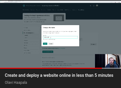Create and Deploy a Website Online in Less Than 5 Minutes